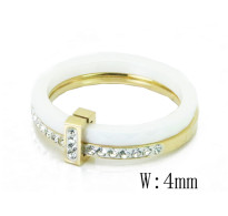 Keramičen prstan z zlatim dodatkom