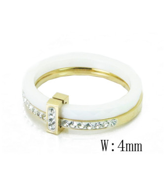 Keramičen prstan z zlatim dodatkom