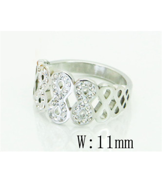 Prstan Infinity s kristali