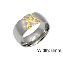 Prstan iz nerjavečega jekla "Beauty"