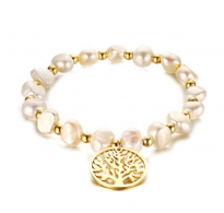 Trendy zapestnica z obeskom "drevo želja" 