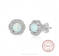 Uhani iz srebra Rožca