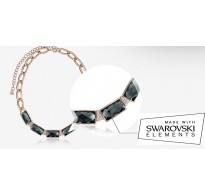 Glamurozna, izjemno modna ogrlica s kristali Swarovski elements