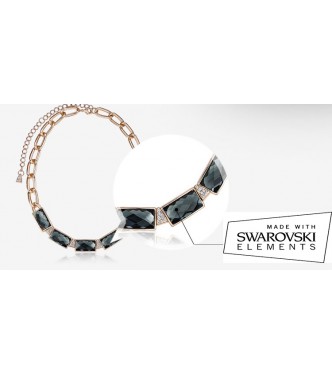 Glamurozna, izjemno modna ogrlica s kristali Swarovski elements