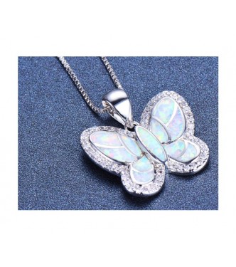 Srebrn obesek  Butterfly