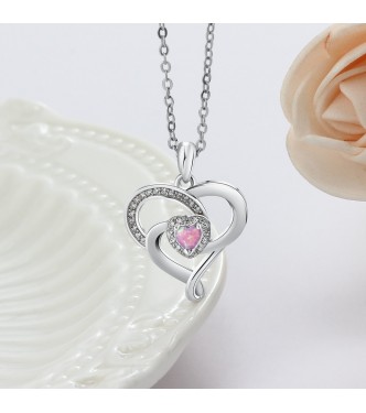 Prisrčen romantičen obesek iz srebra