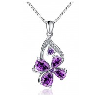 Srebrna vijolica z verižico Srebrna vijolica z verižico