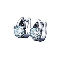 Vilinski srebrni uhani 