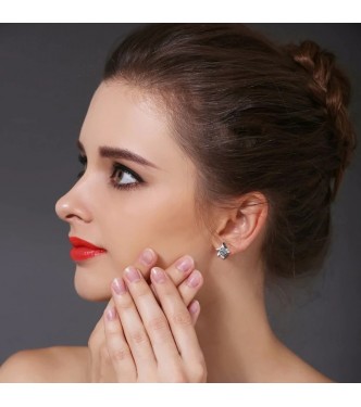 Ljubko elegantni srebrni uhani