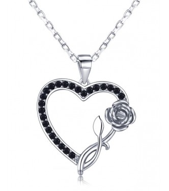 Lep, romantičen srebrn obesek z verižico