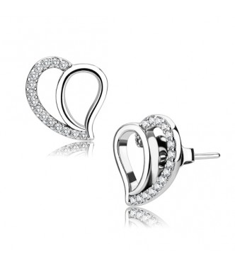 Romantični uhančki s srcem