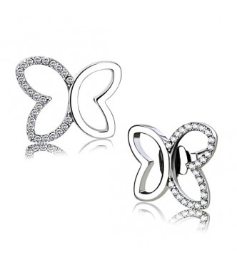 Romantični uhančki z metuljčkom