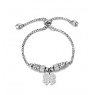 Čudovita zapestnica s perlicami "Detelja" 