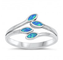 Čudežen srebrn prstan z listki Čudežen srebrn prstan z listki