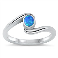 Krasen minimalističen srebrn prstan 