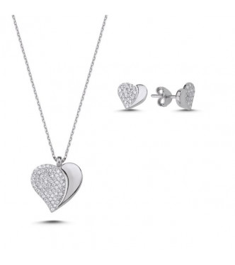 Srebrn romantični set "Heart" Srebrn romantični set "Heart"