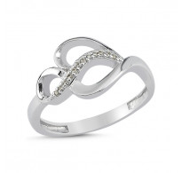 Srebrn prstan "Raya" 