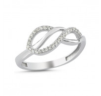Srebrn prstan "Angelique"