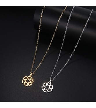 Obesek iz nerjavečega jekla "Krog ljubezni"