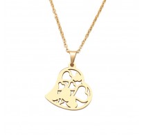 Igriv in romantičen obesek oblike srca 