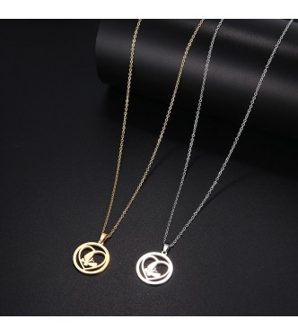 Obesek iz nerjavečega jekla metulj v srcu Obesek iz nerjavečega jekla metulj v srcu