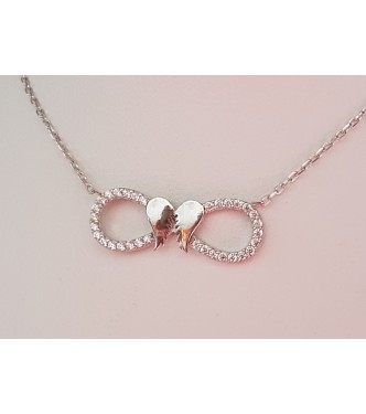 Krasen obesek Infinity z angelskimi krili