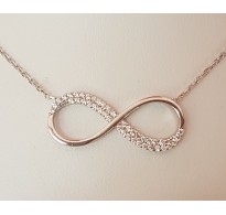 Eleganten srebrn obesek "infinity" Eleganten srebrn obesek "infinity"