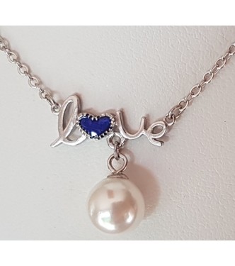 Romantičen srebrn obesek, ki nosi obljubo večne ljubezni Romantičen srebrn obesek, ki nosi obljubo večne ljubezni