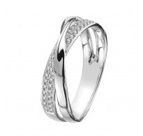 Čudovit zaročni prstan, silver