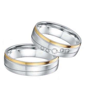 Zaročni prstan trendy videza "Klara"