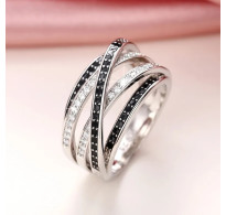 Trendovski srebrn prstan Anitta