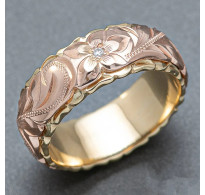 Pomladanski srebrn prstan