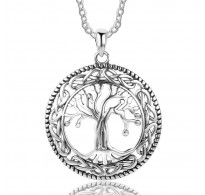 Obesek 925 srebro, drevo življenja 